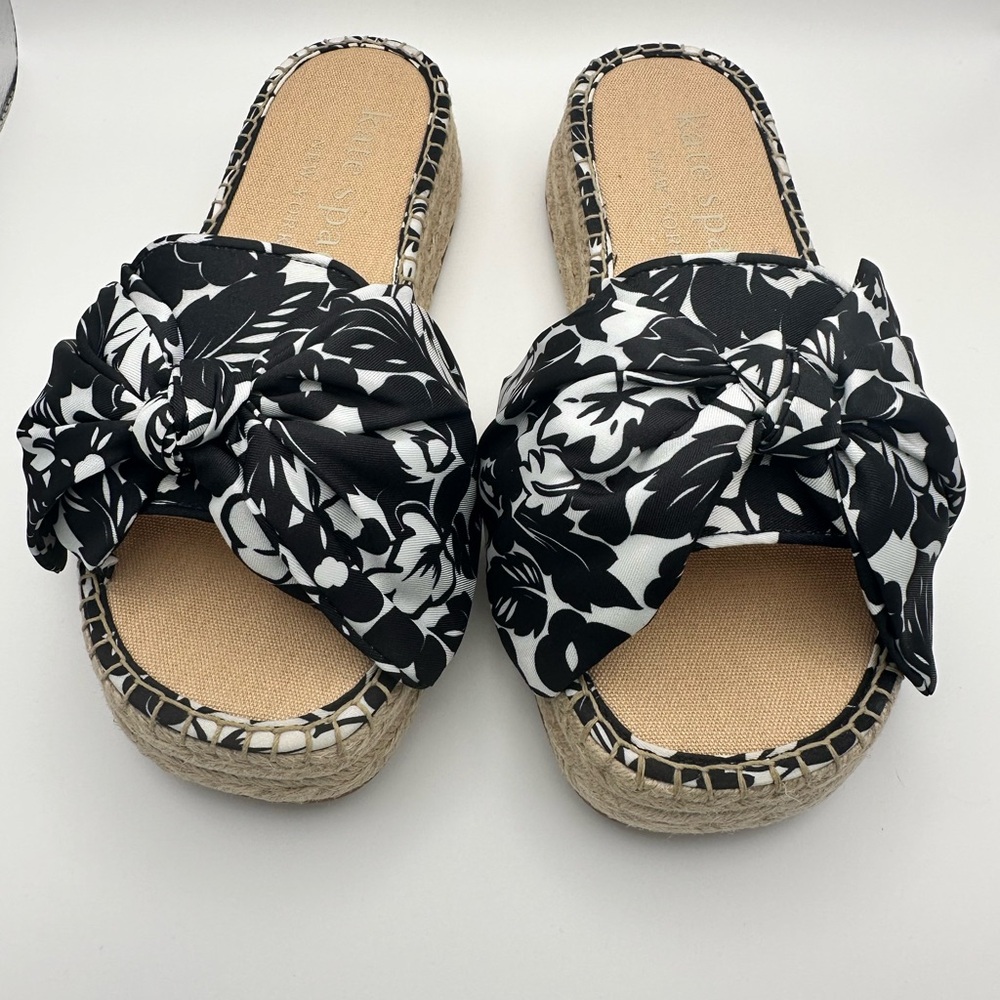 NWT - Kate Spade Lucie Tropical Foliage Espadrilles